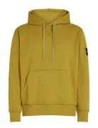 Badge Hoodie Yellow Calvin Klein Jeans