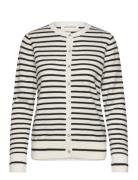 Cissesw Stripe Cardigan Cream Sofie Schnoor