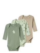 Nbmbody 3P Ls Sea Foam Elephant Noos Green Name It