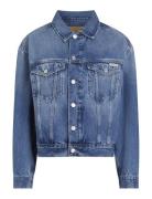 Boxy Denim Jacket Blue Calvin Klein Jeans