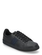 B721 Lthr/Tape Detail Black Fred Perry