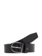 Ck Metal Loop Rnd Buckle 3.0 Black Calvin Klein