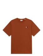 Clyde T-Shirt Orange Les Deux