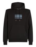 Gradient Logo Hoodie Black Calvin Klein