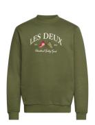 Ivy League Sweatshirt Green Les Deux