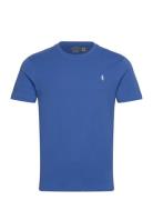 Custom Slim Fit Jersey Crewneck T-Shirt Blue Polo Ralph Lauren