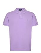 The Iconic Mesh Polo Shirt Purple Polo Ralph Lauren