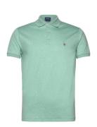 Custom Slim Fit Soft Cotton Polo Shirt Green Polo Ralph Lauren