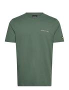 Embroidered T-Shirt Khaki Lyle & Scott