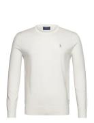 Slim Fit Textured Cotton Sweater White Polo Ralph Lauren