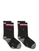 Th Kids Iconic Sports Sock 2P Black Tommy Hilfiger