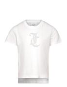 Tonal Diamante Tee White Juicy Couture