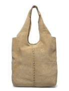 Suede Demi Bag Beige Becksöndergaard