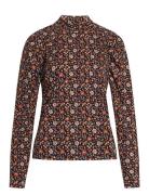 Cecilia Print Blouse Brown Sirup Copenhagen