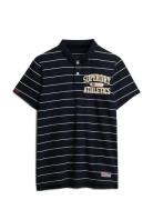 Vintage Athletic Jersey Polo Navy Superdry