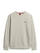 Essential Logo Crew Sweatshirt Grey Superdry