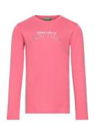 T-Shirt L/S Pink United Colors Of Benetton