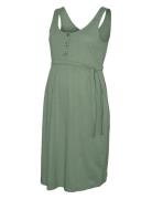 Mlivy Lia Sl Jrs Abk Dress 2F Noos Green Mamalicious