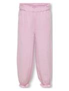 Kmgthyra Life Pant Aop Wvn Pink Kids Only