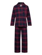 Pyjamas Set Flannel Navy Lindex