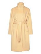 Long Sleeve High Collar Coat, 2268 Yellow STINE GOYA