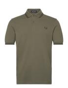 Twin Tipped Fp Shirt Green Fred Perry