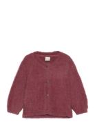Cardigan Knitted Burgundy Lindex