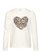 Top L S With Leo Applique White Lindex