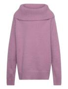 Sweater Knitted Featheryarn Wi Purple Lindex