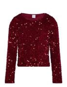 Top Velvet And Sequins Red Lindex