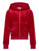 Velour Zip Hoodie Red GANT