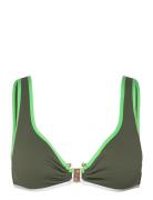 Beach Bound Ring Front Tank Khaki Seafolly