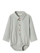 Nbmhadam Ls Loose Body Shirt Lil Grey Lil'Atelier