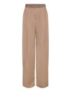 Wide Leg Long Pants, 2261 Satin Beige STINE GOYA