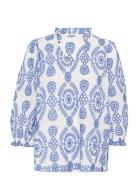 Cutia Blouse Blue Culture