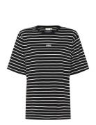 Samurillygz Striped Tee Black Gestuz