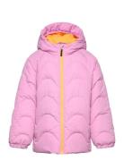 Jacket W. Hood - Quilt Pink Color Kids