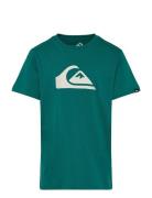 Ev Comp Logo Ss Yth Green Quiksilver