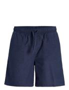 Jpstjaiden Summer Linen Blend Short Sn Navy Jack & J S