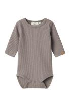 Nbmrajo Mab Ls Slim Body Lil Grey Lil'Atelier