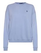 Lightweight Fleece Crewneck Pullover Blue Polo Ralph Lauren