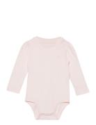 Puff-Sleeve Jersey Bodysuit Pink Ralph Lauren Baby