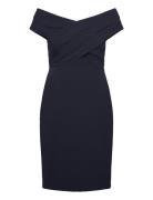 Plshd Crepe-Cocktail Dress Black Lauren Ralph Lauren