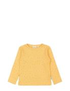 T-Shirt L/S Modal Dot Yellow Petit Piao