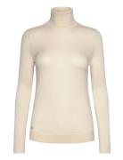 Modal Silk Nylon-Ls Sweater Cream Lauren Ralph Lauren