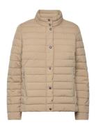 Quilted Funnelneck Puffer Coat Beige Lauren Ralph Lauren