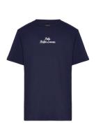 Logo Heavyweight Cotton Jersey Tee Navy Ralph Lauren Kids