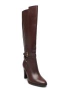 Manchester Burnished Leather Tall Boot Brown Lauren Ralph Lauren