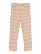 Legging Modal Striped Beige Petit Piao