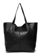 Leather Shopper Black Rosemunde